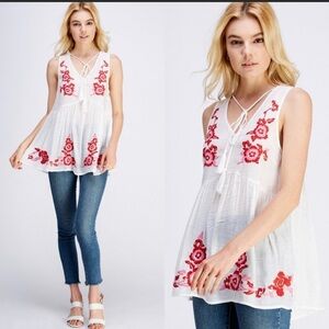 💥🔥CLEARANCE SALE 🌟🌟The ELLE Embroidered Tunic